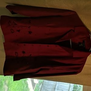 Silk button up shirt